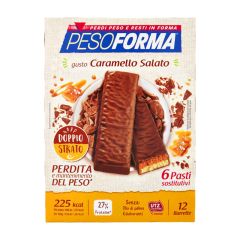 Pesoforma Barrette al caramello salato gr. 372